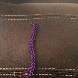 Purple and black book mark